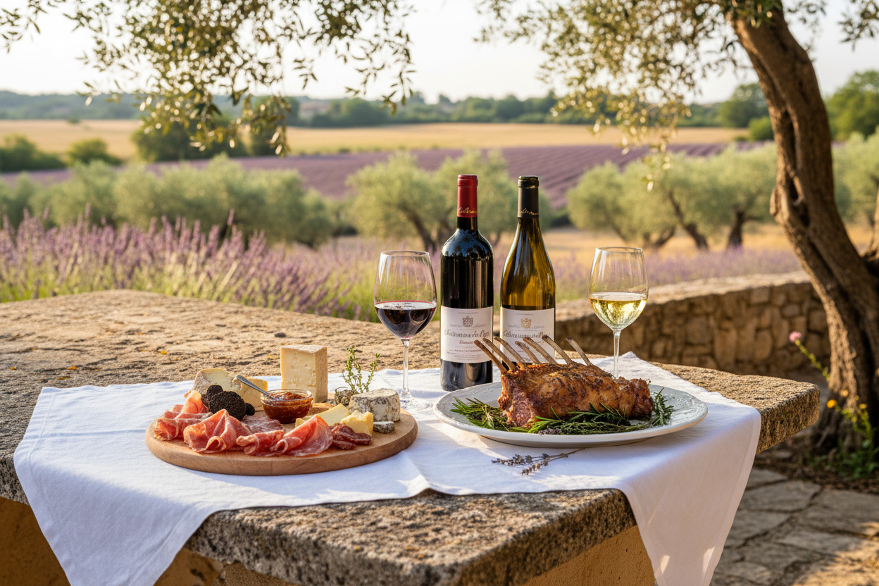 Que manger avec un Châteauneuf-du-Pape ? Les meilleurs accords mets et vins