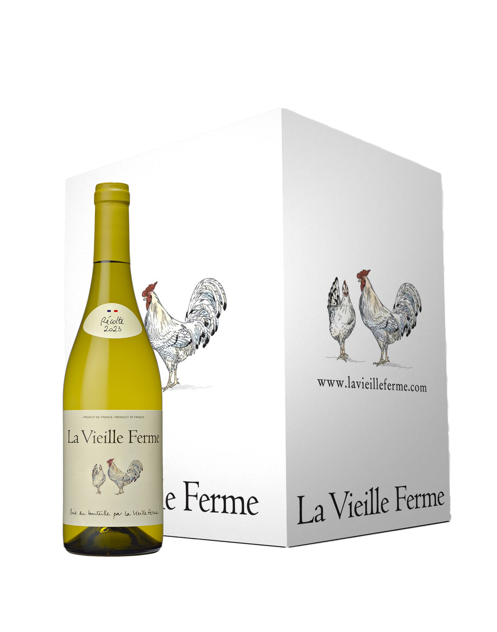 Cartons de 6 bouteilles - La Vieille Ferme Blanc