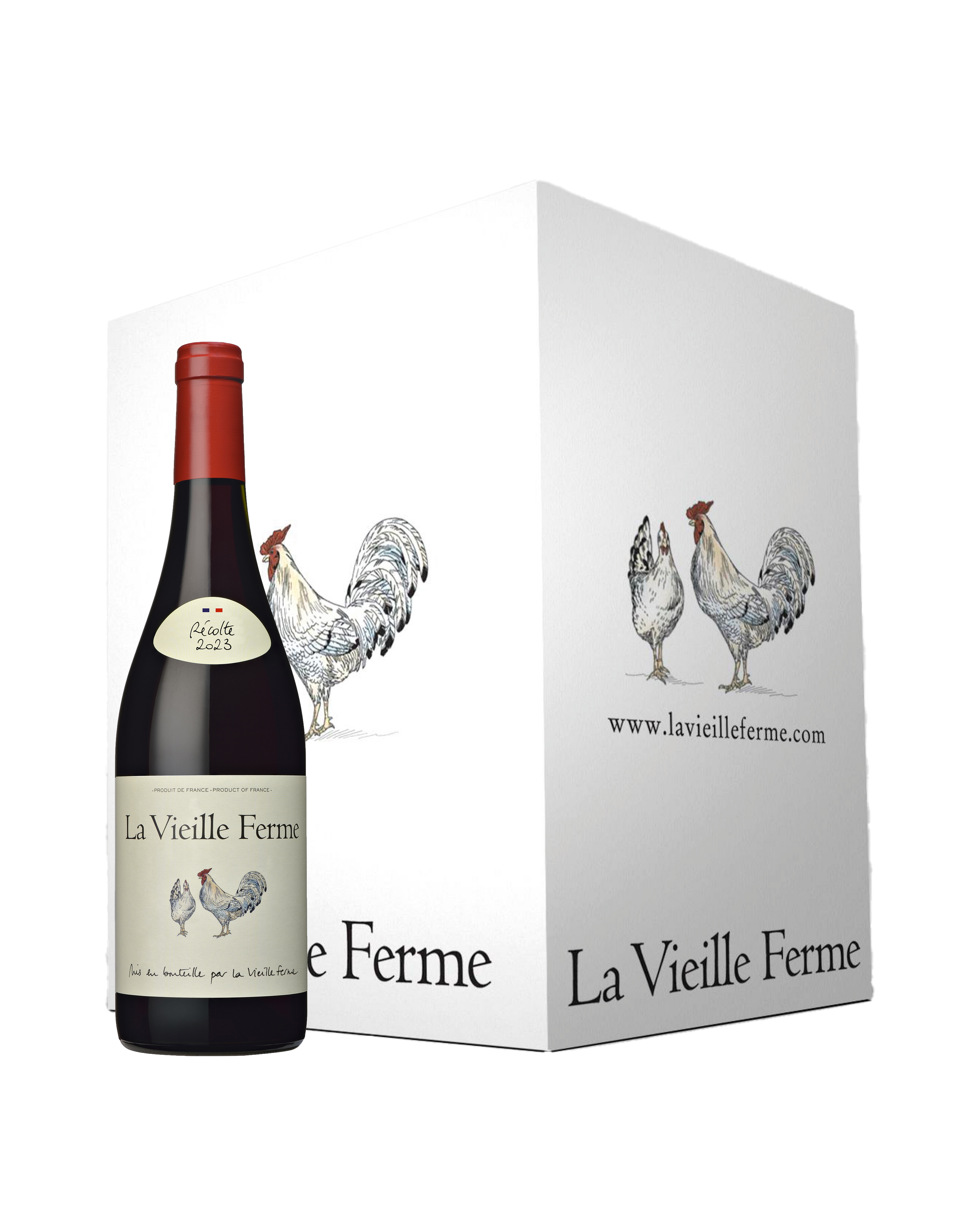 Cartons de 6 bouteilles - La Vieille Ferme Rouge