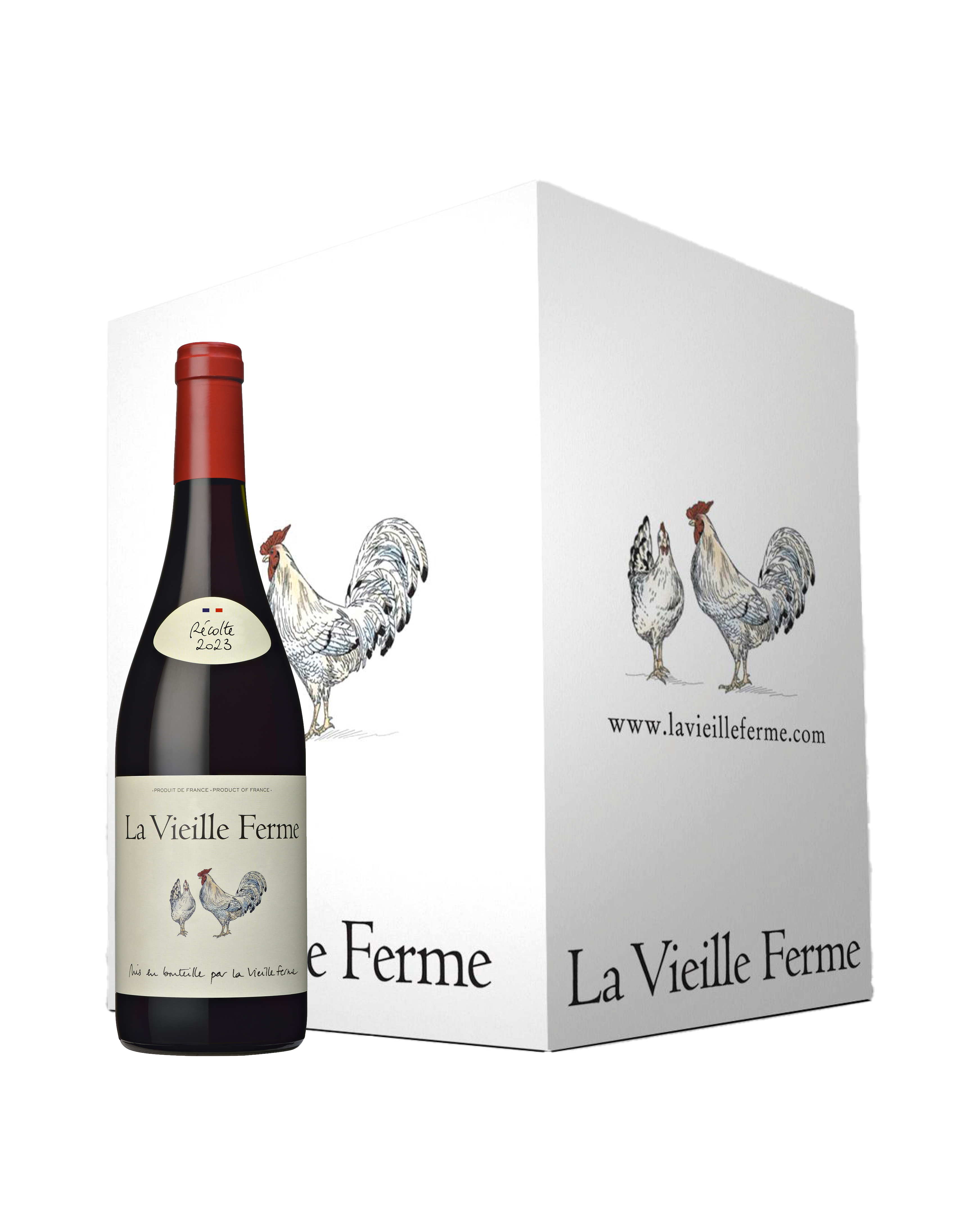 Cartons de 6 bouteilles - La Vieille Ferme Rouge