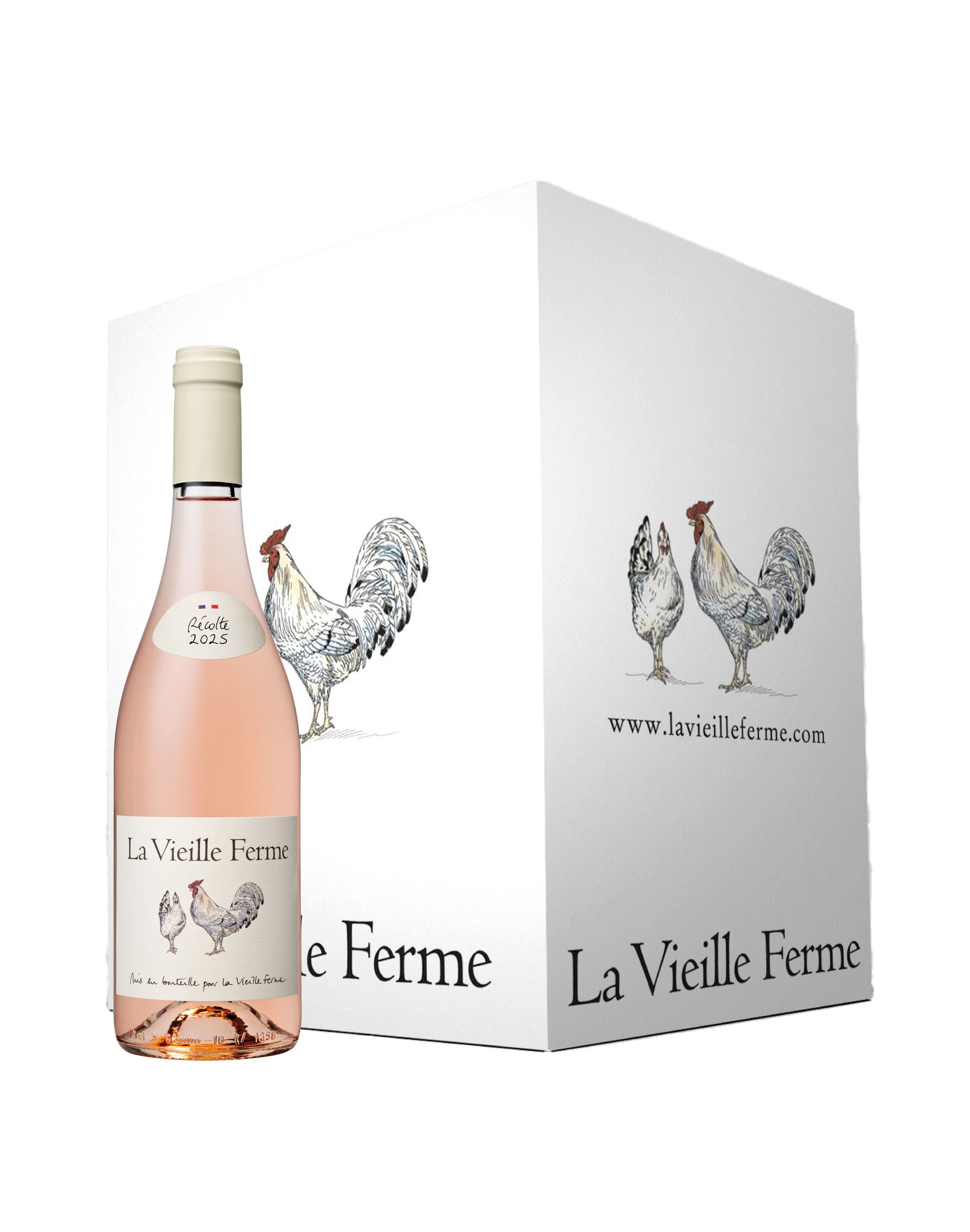 Cartons de 6 bouteilles - La Vieille Ferme Rosé